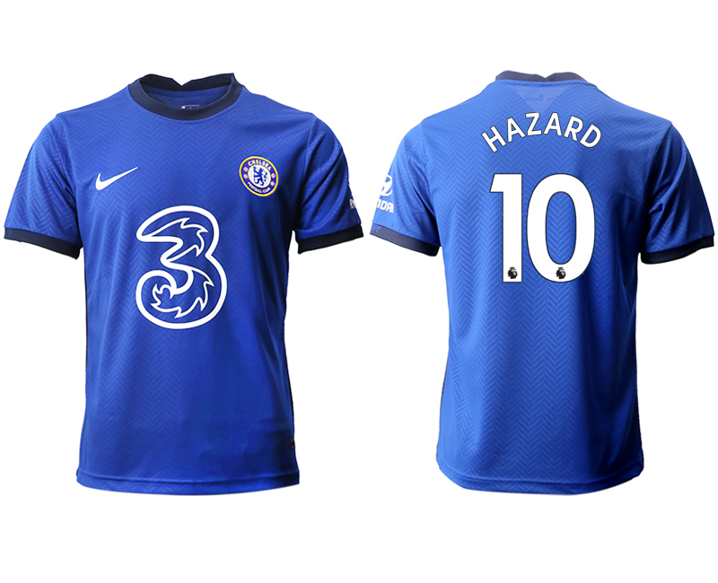 Men 2020-2021 club Chelsea home aaa version #10 blue Soccer Jerseys->chelsea jersey->Soccer Club Jersey